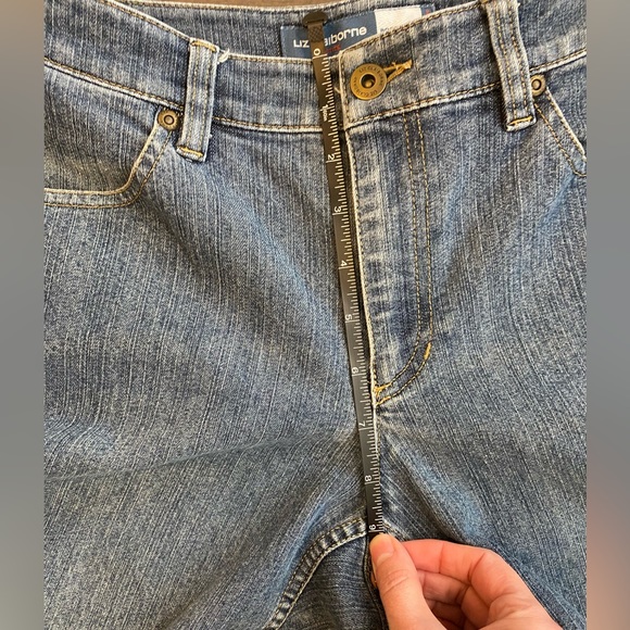 Liz Claiborne boot cut fit stretch jeans size 6 petite - Picture 5 of 7